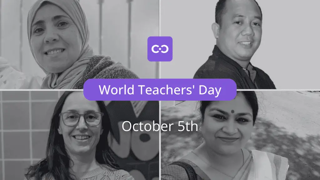 World Teachers' Day celebration graphic