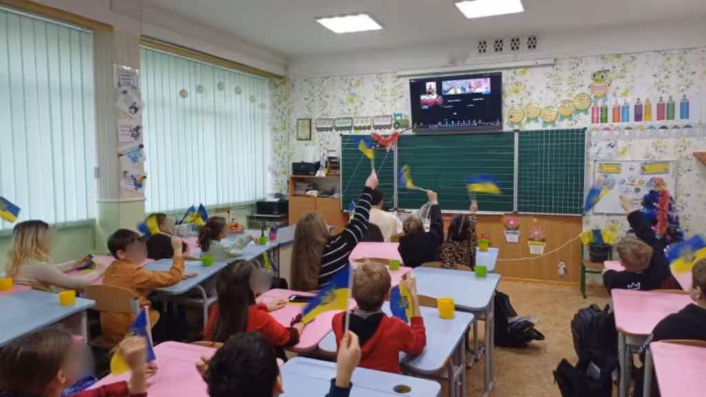 Students from Ukraine and Italy meet online in a global collaboration project on Class2Class about hobbies and sports