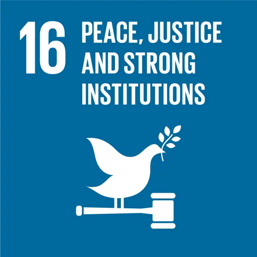 United Nations Sustainable Development Goal 16: Peace and Justice Strong Institutions