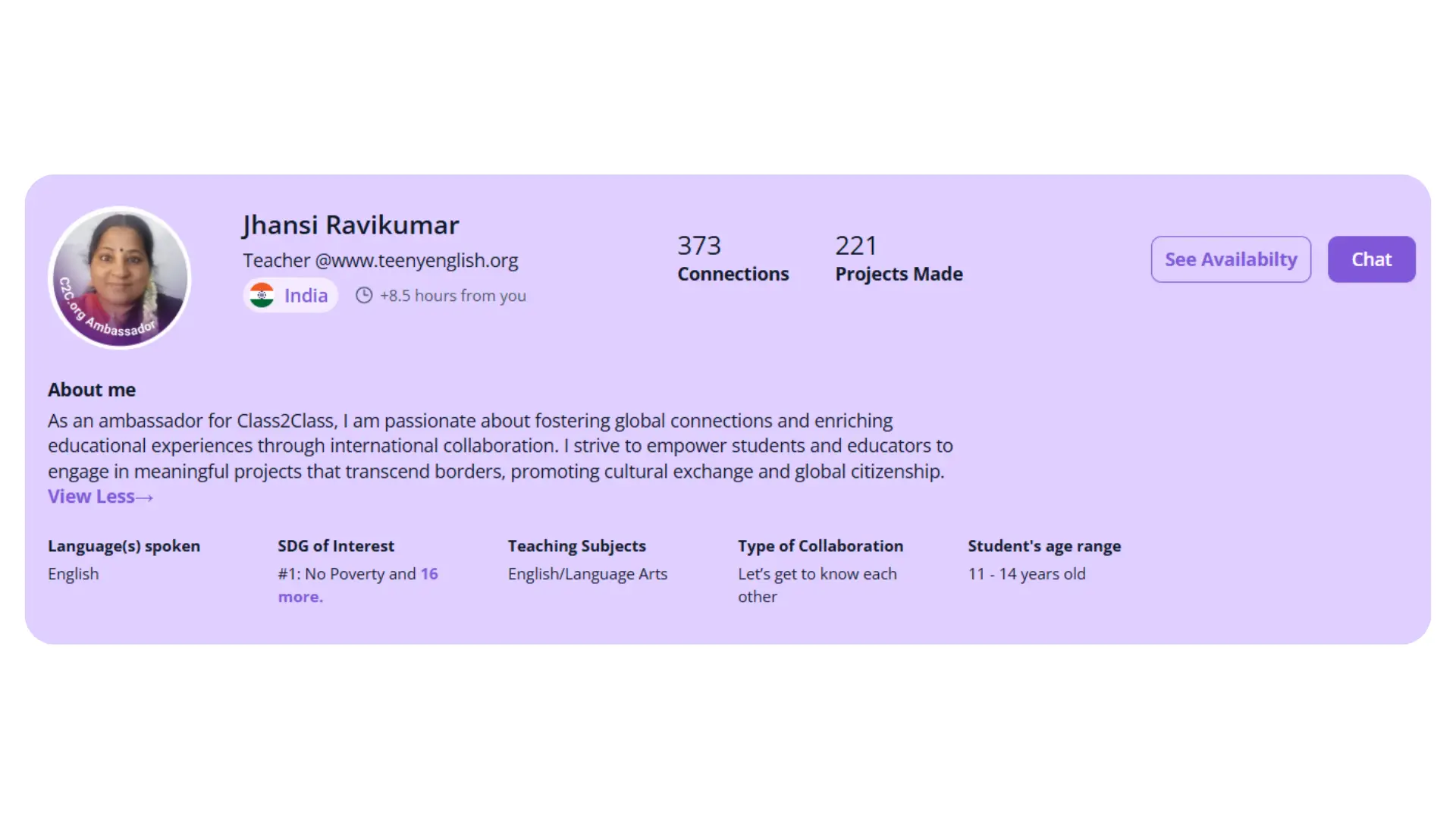 Find Your Perfect Teacher Partner on Class2Class.org