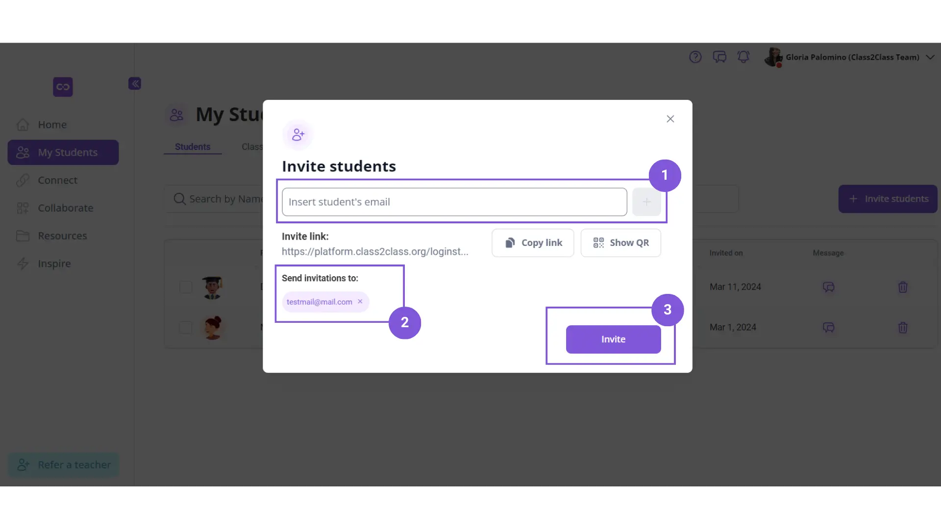 How to Enroll Students for Global Learning on Class2Class.org — image 2