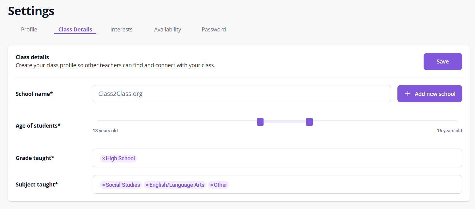 How to Create an Effective Profile on Class2Class.org — image 2