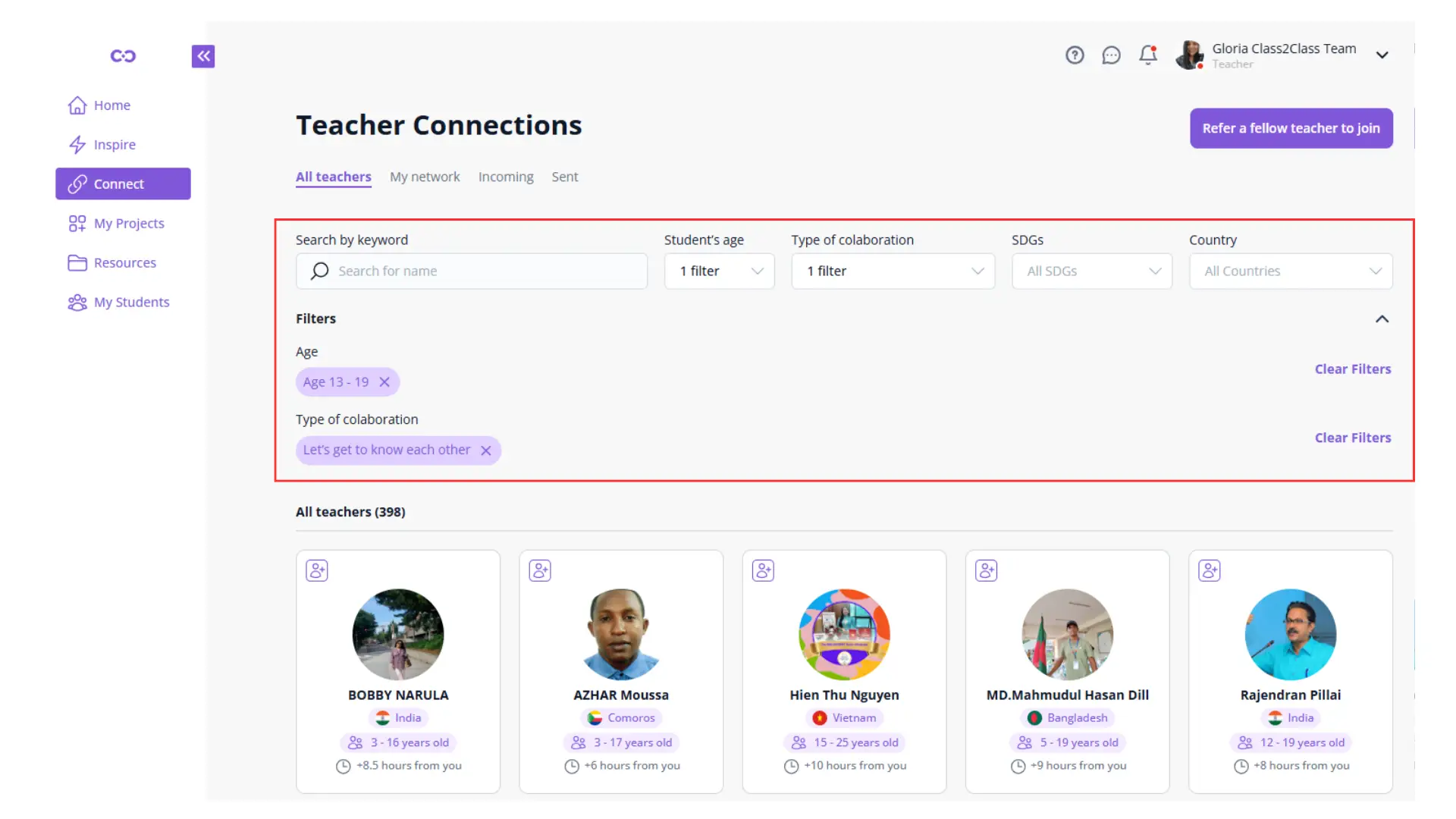 Find Your Perfect Teacher Partner on Class2Class.org — image 2