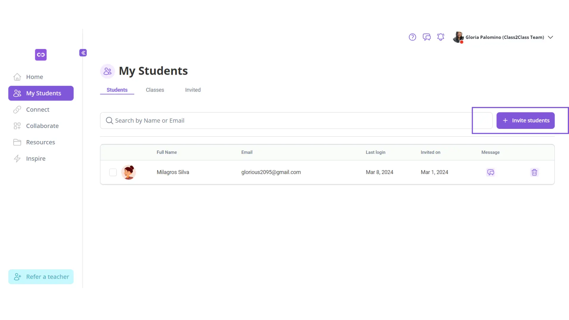 How to Enroll Students for Global Learning on Class2Class.org