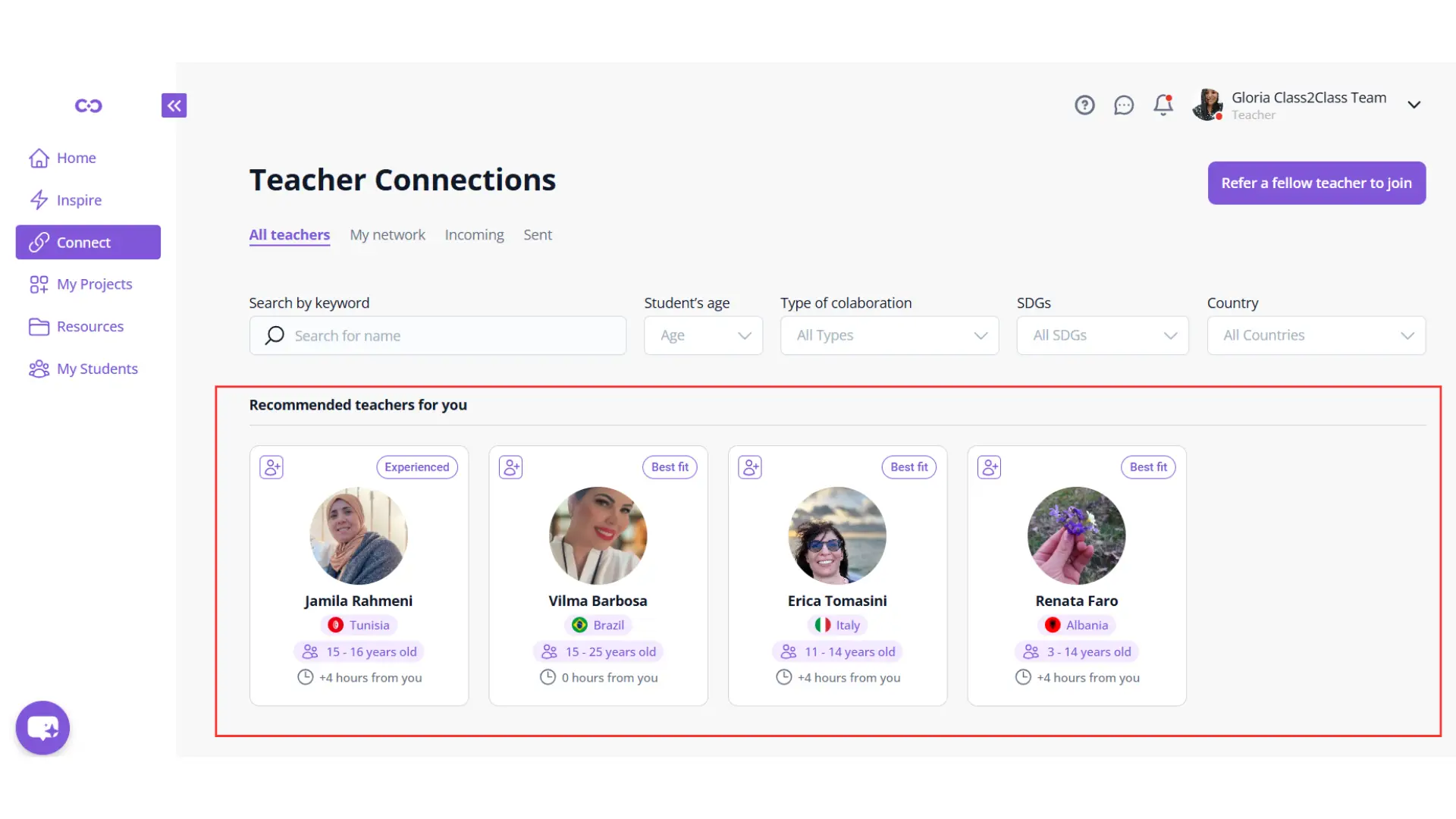 Find Your Perfect Teacher Partner on Class2Class.org — image 3