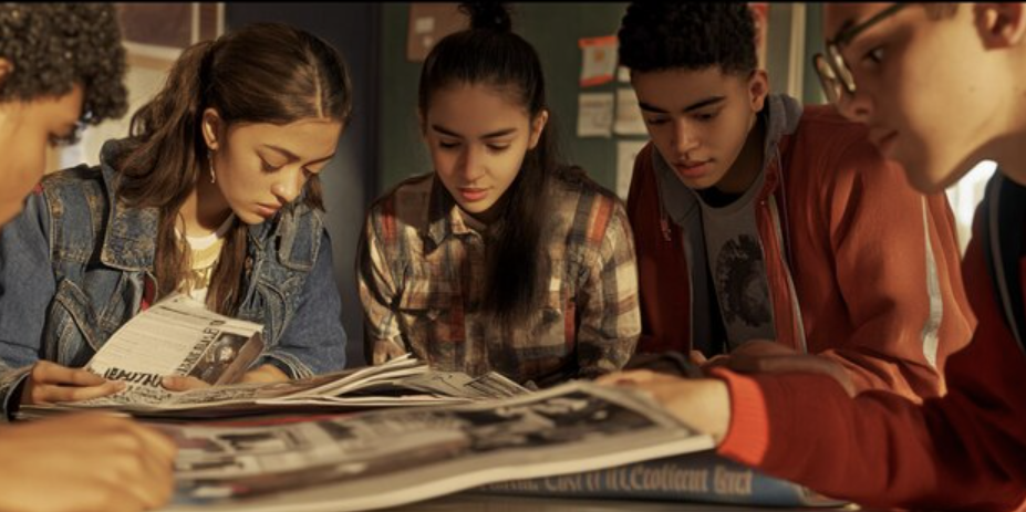 Students reading and collaborating across cultures for world book day through the Reading Without Borders project