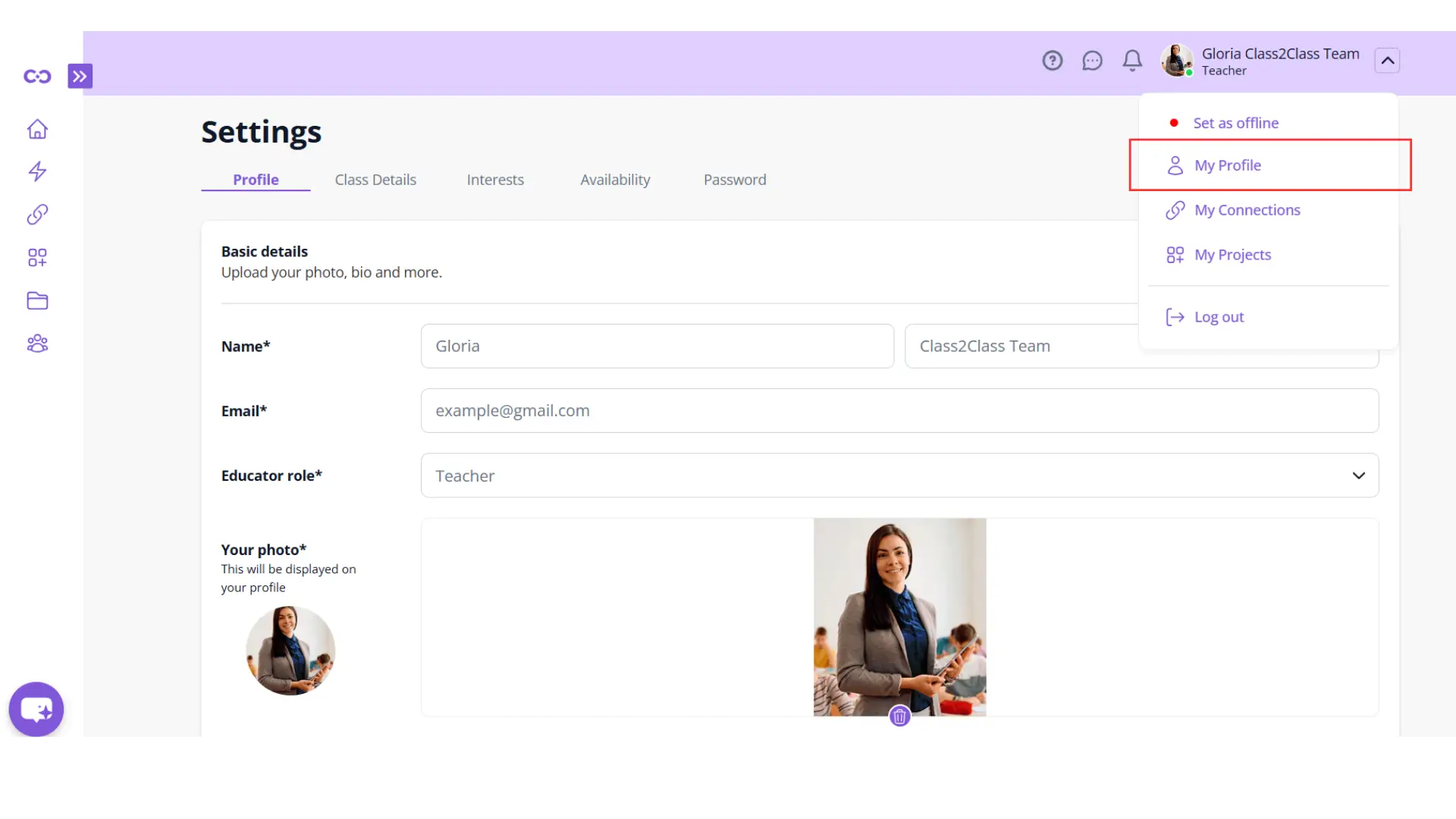 First Steps to Getting Started with Class2Class.org