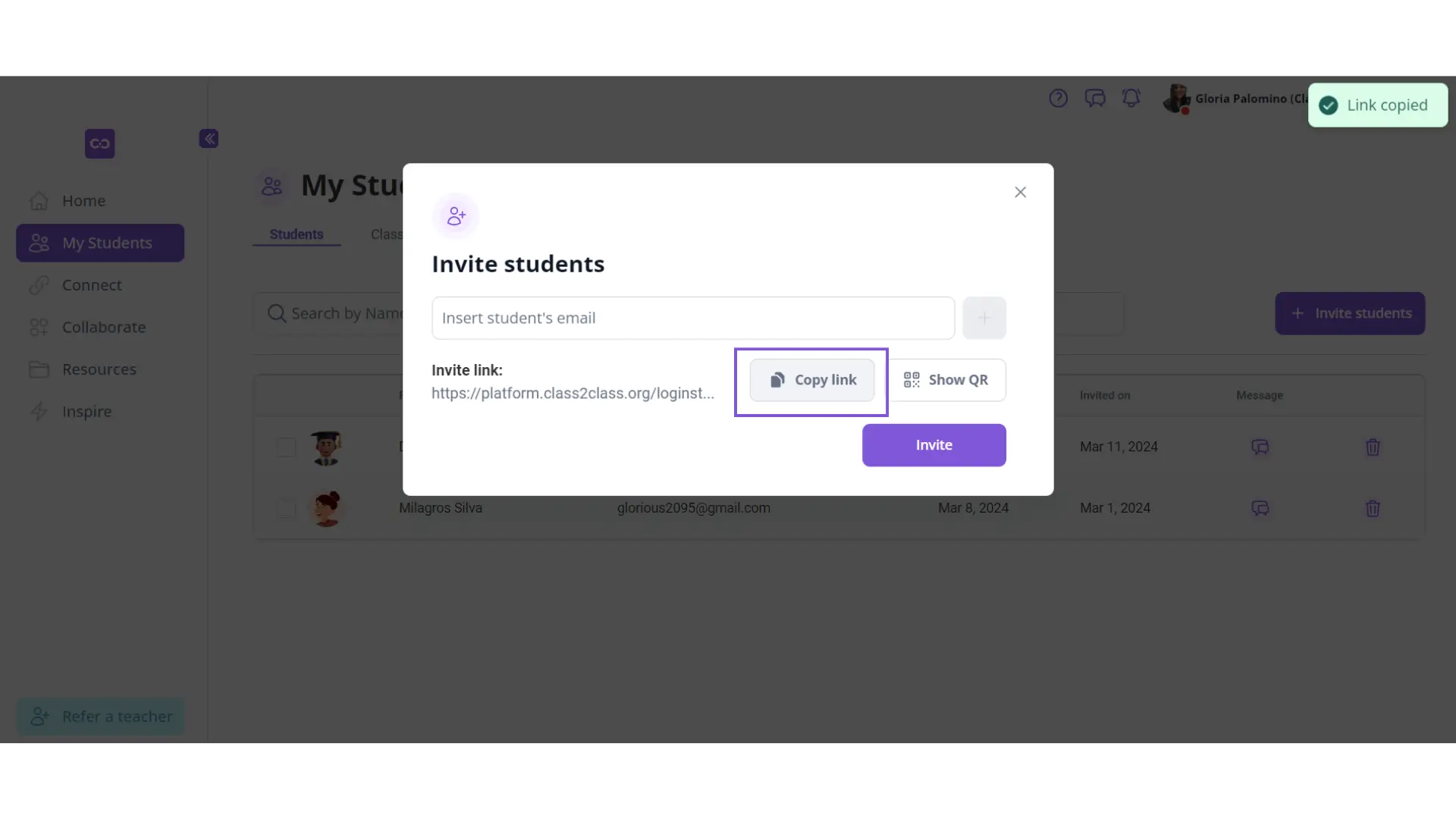 How to Enroll Students for Global Learning on Class2Class.org — image 3