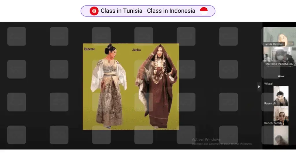 Class in Tunisia & Class in Indonesia