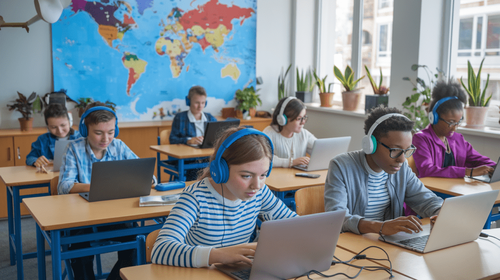 Global classroom collaboration