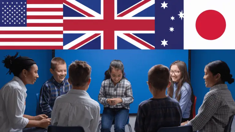 connecting classrooms through a live video exchange between international students