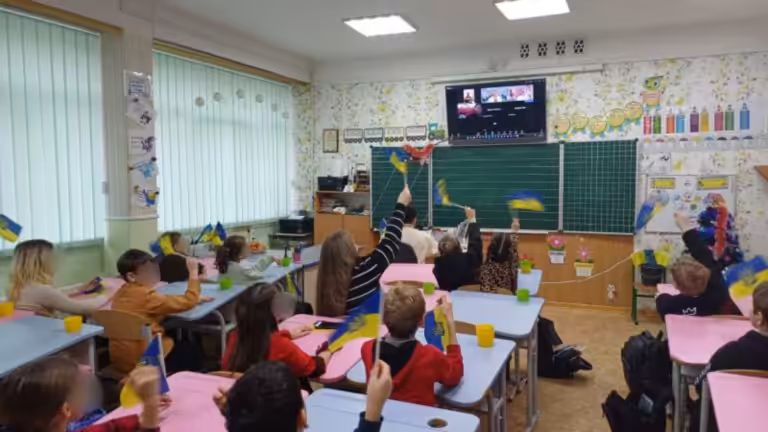 Students from Ukraine and Italy meet online in a global collaboration project on Class2Class about hobbies and sports